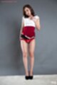 Dress raised exposing panties