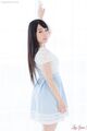 Kasugano yui in dress long hair down her back